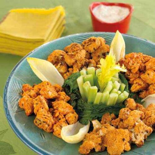 Buffalo Cauliflower and Tempeh